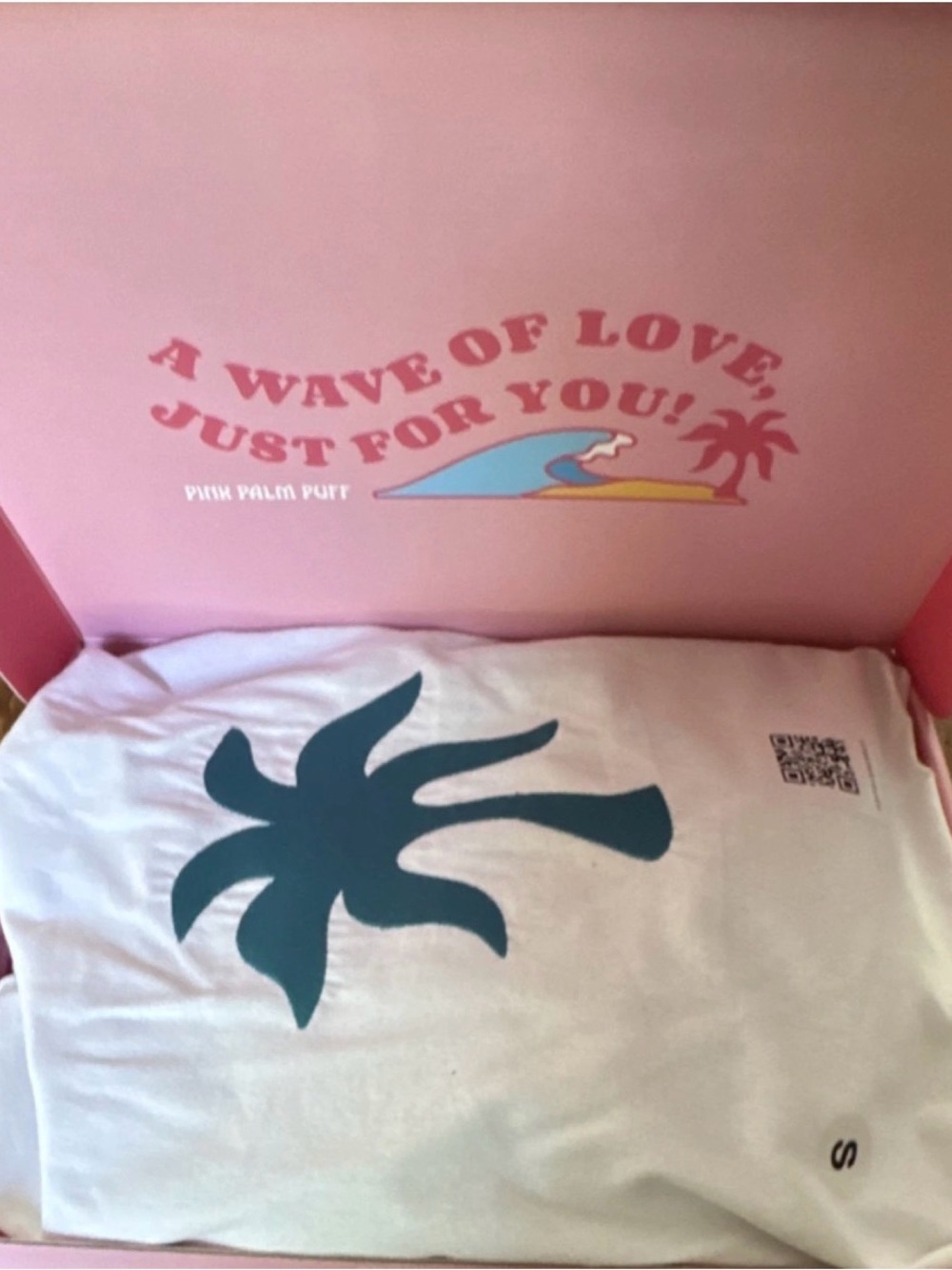 RARE Pink Palm Puff "Under the Sea" Hoodie Blue Disney Mermaid Small NEW IN BOX - Picture 9 of 11